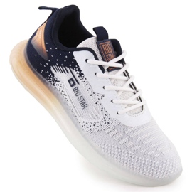 Big and Black Herren Sports Schuhe Big Star NN174474 weiß