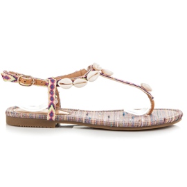 Vices Sandalen im Ethno-Stil mehrfarbig