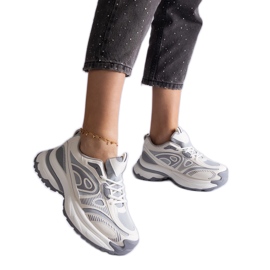 Graue Sport-Sneaker für Damen