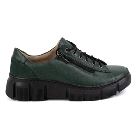 Olivier Damen Lederschuhe 1223 Grün