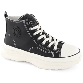 Big Star OO274063 Sneakers auf der schwarzen Plattform