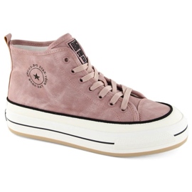 Big Star OO274068 Sneakers auf der rosa Plattform