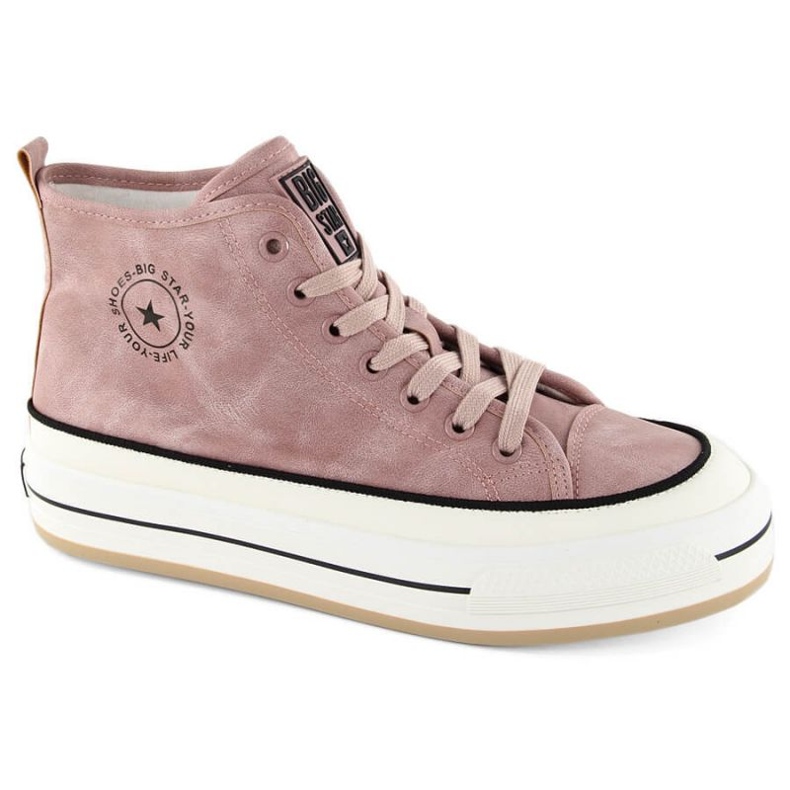 Big Star OO274068 Sneakers auf der rosa Plattform