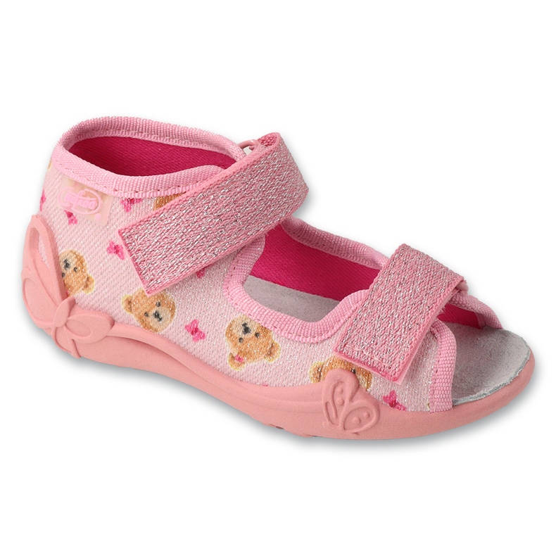 Befado Teddy Bears Kinderledereinsatz 342p069 Pink rosa