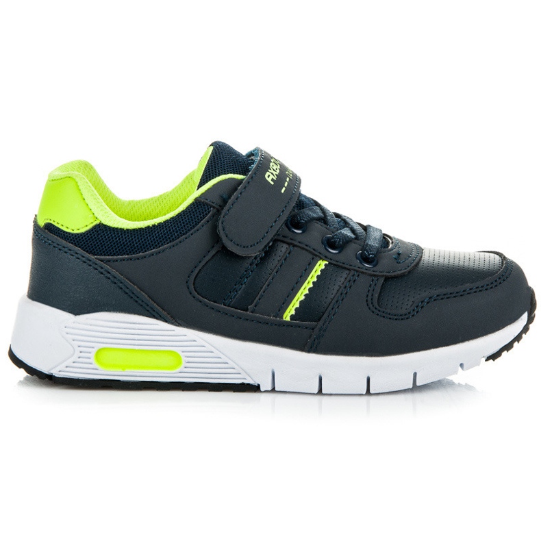 Ax Boxing Schuhe zum Binden und Klettverschluss blau