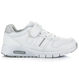 Ax Boxing Schuhe an Bindungen und Rüben weiß