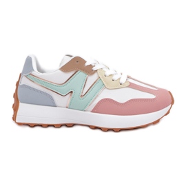 Turnschuhe Sneakers Sportschuhe Multikolor rosa