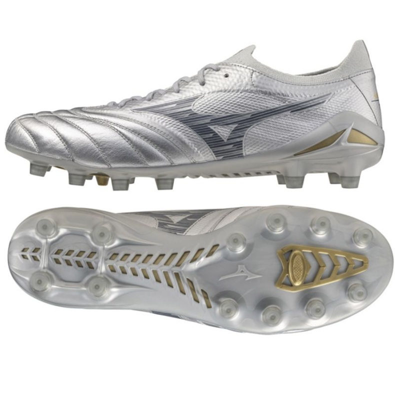 Mizuno Morelia Neo IV Beta Elite FG P1GA254204 Schuhe silber-