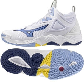 Mizuno Wave Impuls 3 Mid V1GA231797 Weiße Schuhe