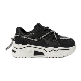 Frauensport -Sneaker - schwarz