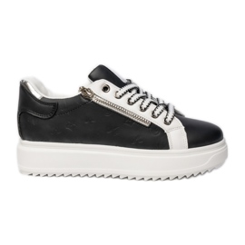 Schwarze Sport -Sneaker von Frauen