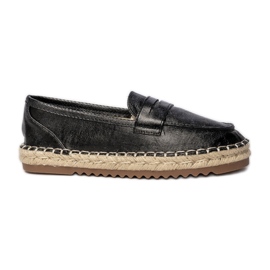 Espadrilles Damenschwarze Slaser