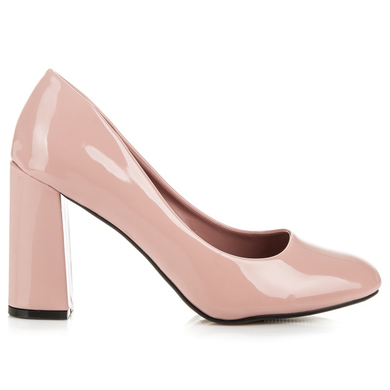 Seastar Pumps auf breiter Säule rosa