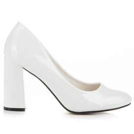 Seastar Pumps auf breiter Säule weiß