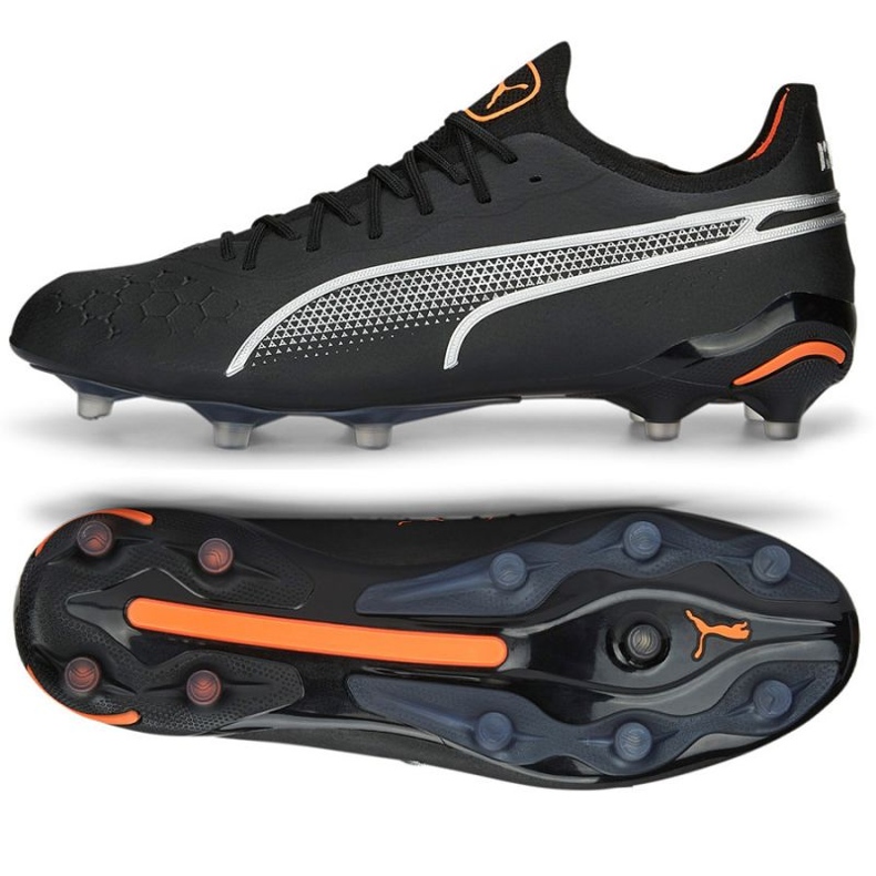 Puma King Ultimate FG/AG 107097 02 Schwarze Schuhe