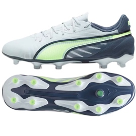 Puma King Match FG/AG 107863-03 Weiße Schuhe