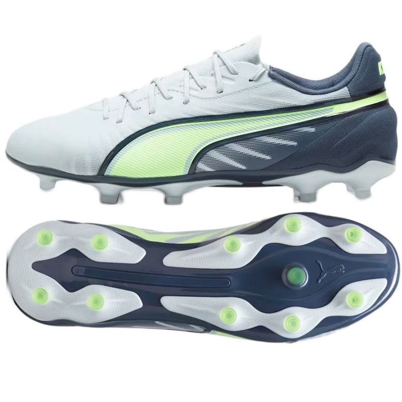 Puma King Match FG/AG 107863-03 Weiße Schuhe