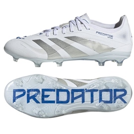 Adidas Predator Pro Fg ID3857 Weiß und Silber