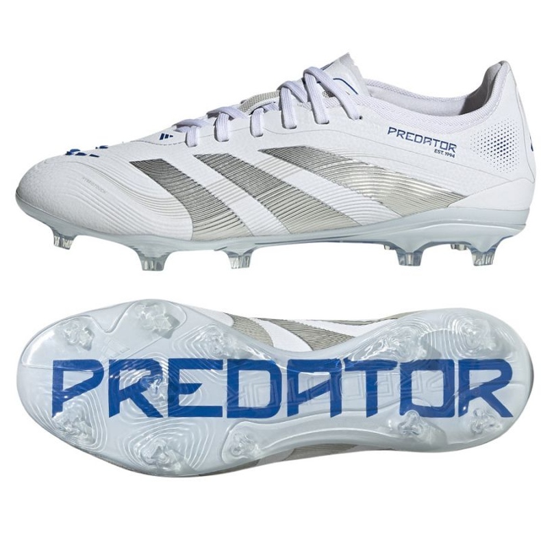 Adidas Predator Pro Fg ID3857 Weiß und Silber