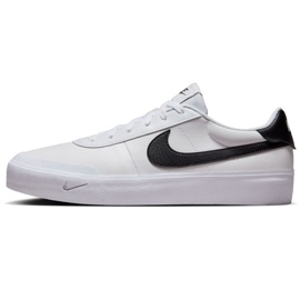 Nike Court Schuss FQ8146-104 Weiß und Schwarz