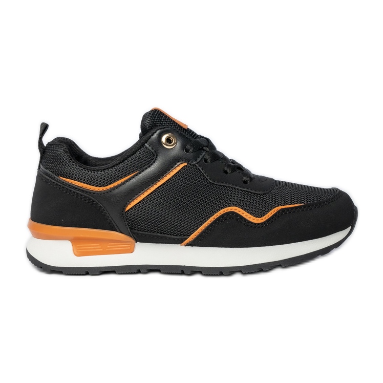 Schwarze Sport -Sneaker von Frauen