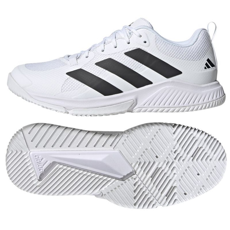 Adidas Court Team 2,0 HR1239 Volleyballschuhe weiß