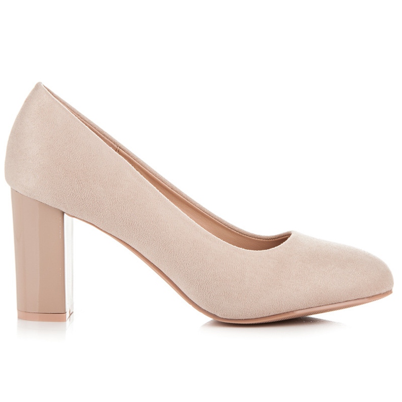 Seastar Pumps mit lackierter Stange braun