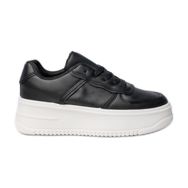 Schwarze Sport -Sneaker von Frauen