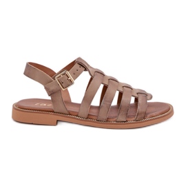 Zazoo Leving Sandalen Etagen beige