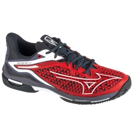Mizuno Wave überschreitet Tour 6 Padel 61GB248006 Schuhe rot