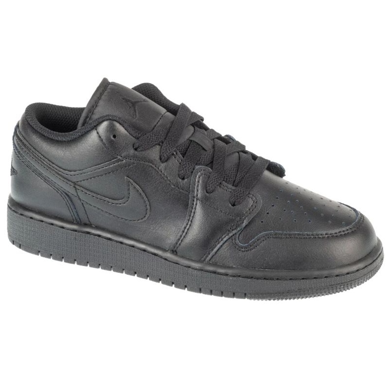Air Jordan 1 Low GS 553560-093 Schwarze Schuhe