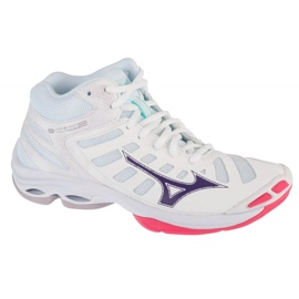 Mizuno -Wellenspannung 2 Mid V1GC246520 Weiße Schuhe