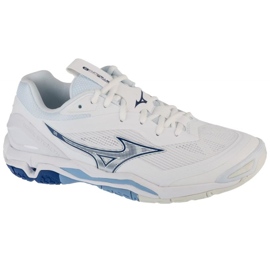 Mizuno Wave Stealth 6 X1GA243096 Weiße Schuhe