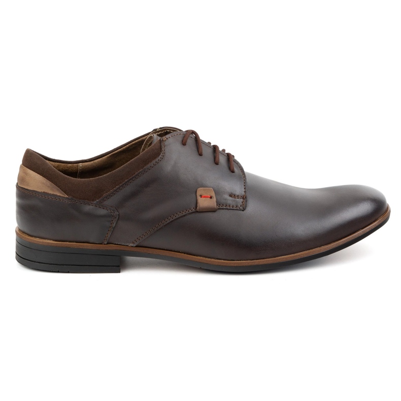 Olivier 263gt Schuhe braunes formales Leder