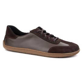 Barfußschuhe minimalistische Leder Wasak 0744W Brown braun