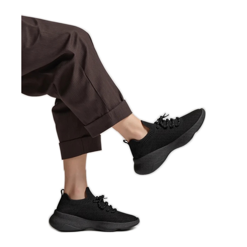 Frauen -Sneaker Astaro Black schwarz