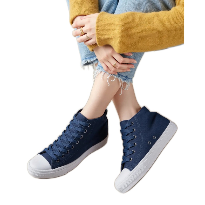 Frauen Livio Navy Sneakers