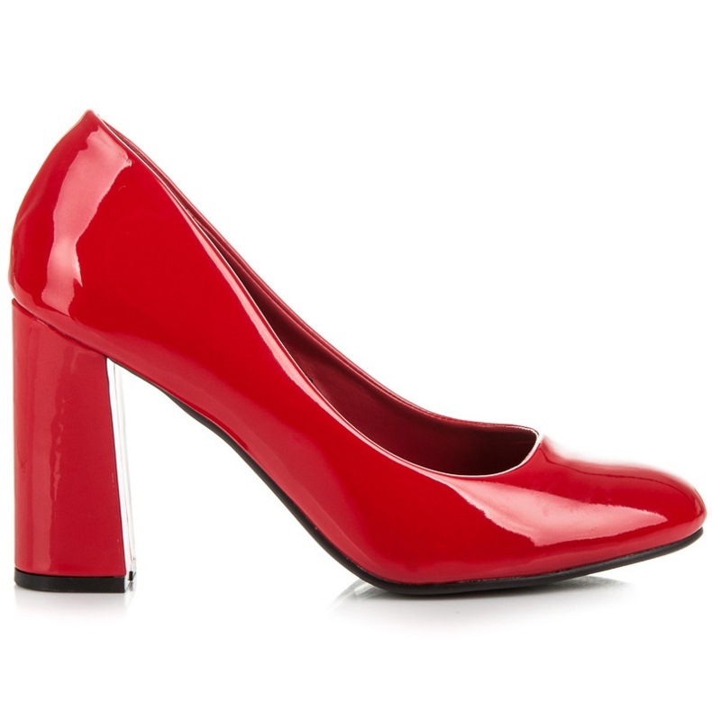 Seastar Pumps auf breiter Säule rot