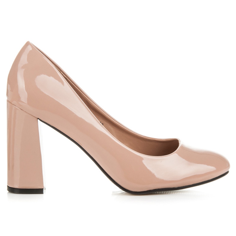 Seastar Pumps auf breiter Säule braun