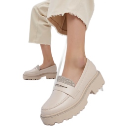 Damendiemaant Beige Slaafers