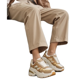 Sneakers Glam Khaki grün