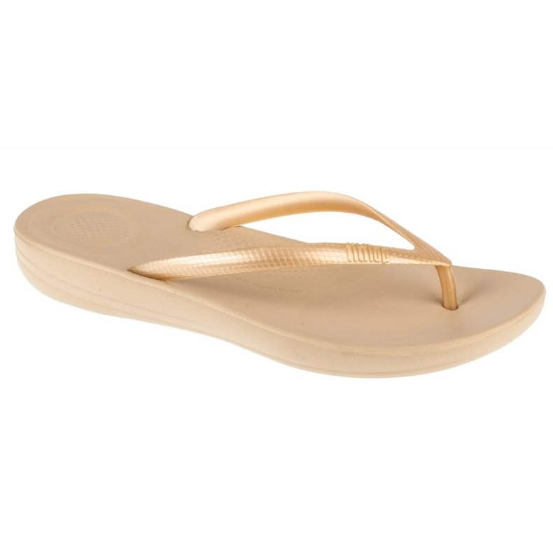 Flip-Flops Fitflop Iqushion Ergonomic E54-010 Beige