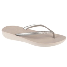 Flip-Flops Fitflop Iqushion Ergonomic E54-011 Silber silber-