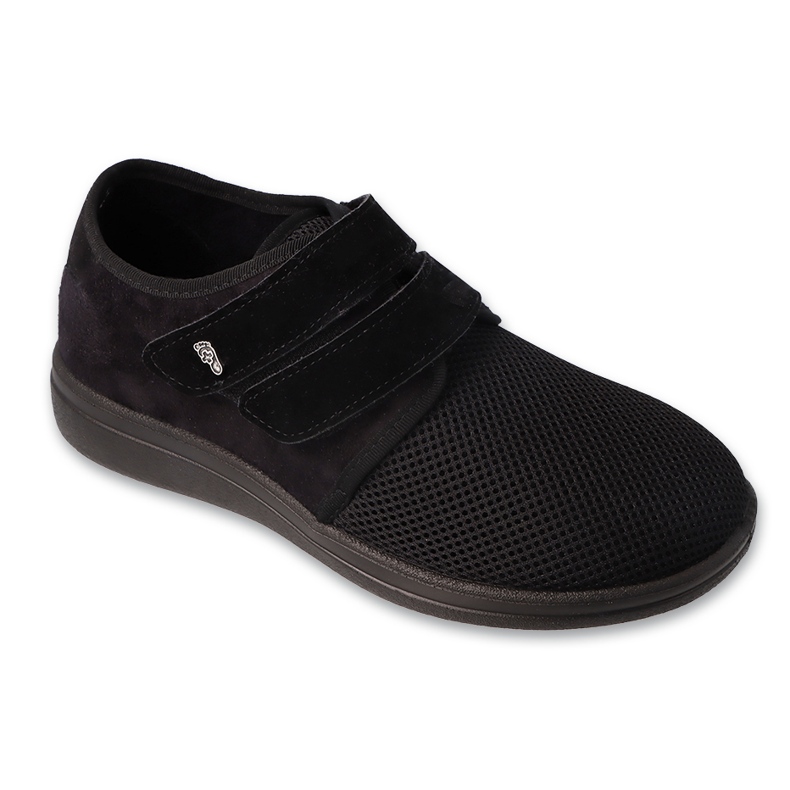 Dr.ORTO Befado Herrenschuhe mit Klettverschluss, PU 074M004, schwarz