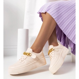 D/GMR Rosa Turnschuhe mit Memphis-Kette