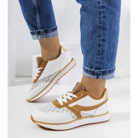 D/GMR Chiara-Sneakers für Damen in Weiß und Braun