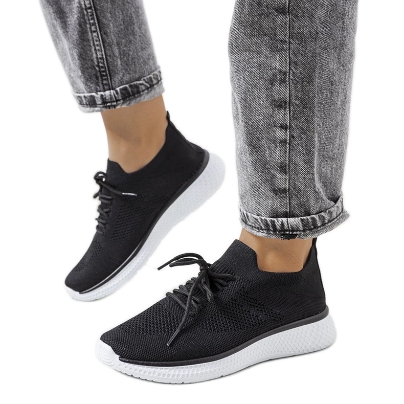 D/GMR Michaels schwarze Sportschuhe