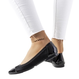 D/GMR Schwarze Ballerinas von Harila für Damen