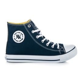 New Age Hohe Herren Turnschuhe marineblau