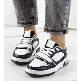 D/GMR Schwarze Kadie-Turnschuhe für Damen weiß